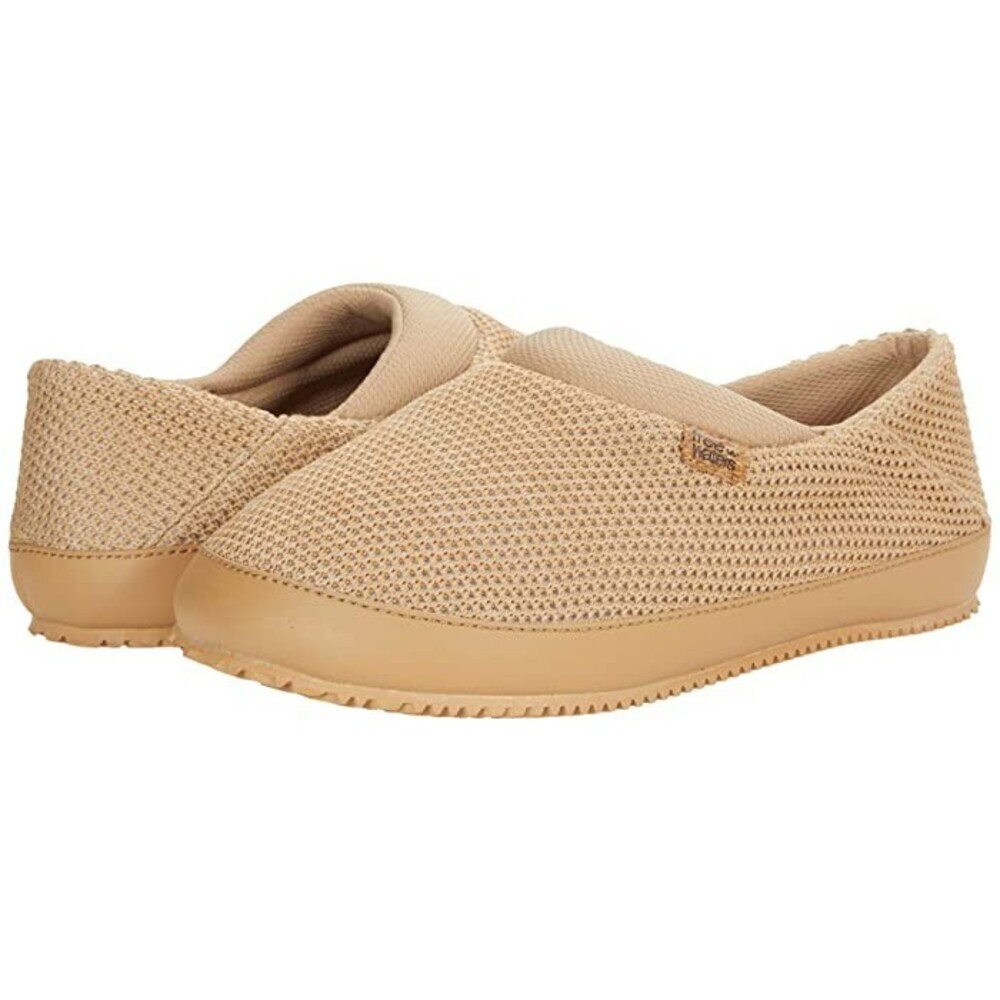 Freewaters Kassie Slippers Womens US 7 Tan Knit Round Toe Slip On Shoes JOBB1500
